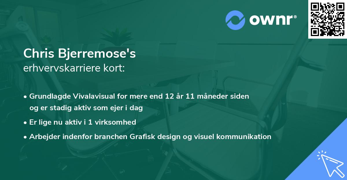 Chris Bjerremose's erhvervskarriere kort