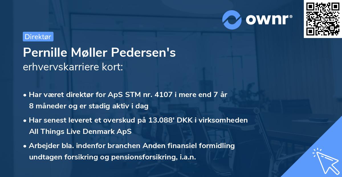 Pernille Møller Pedersen's erhvervskarriere kort