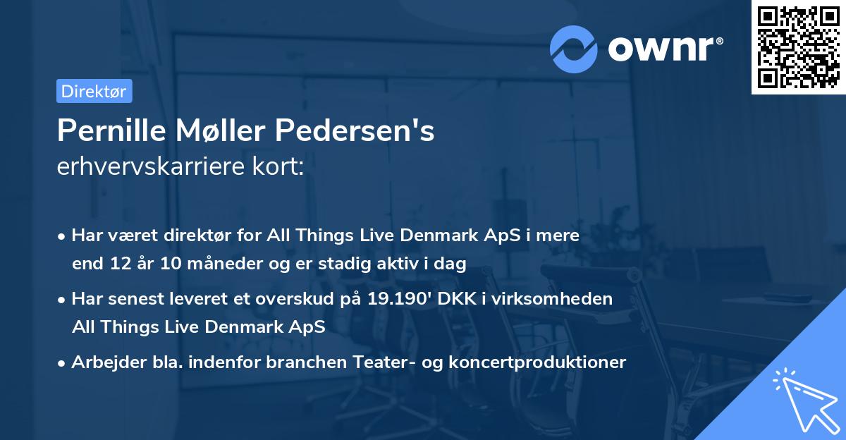 Pernille Møller Pedersen's erhvervskarriere kort