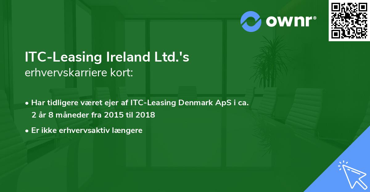 ITC-Leasing Ireland Ltd.'s erhvervskarriere kort