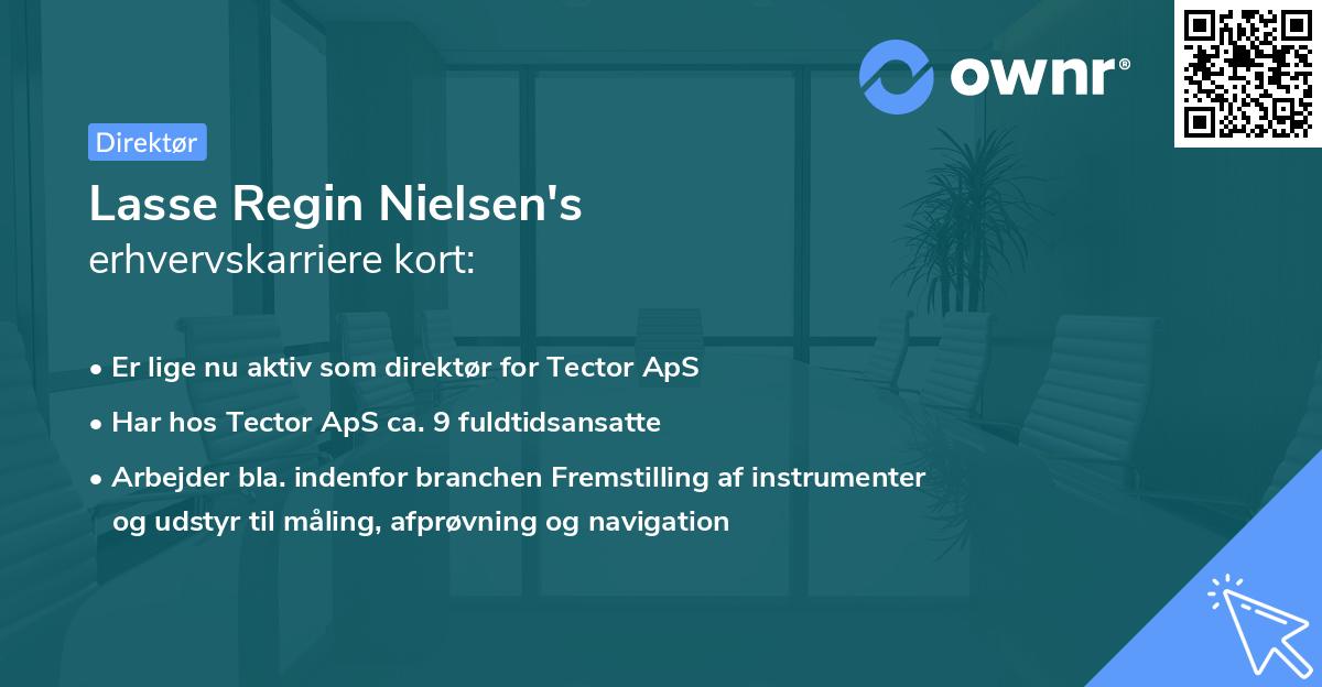 Lasse Regin Nielsen's erhvervskarriere kort