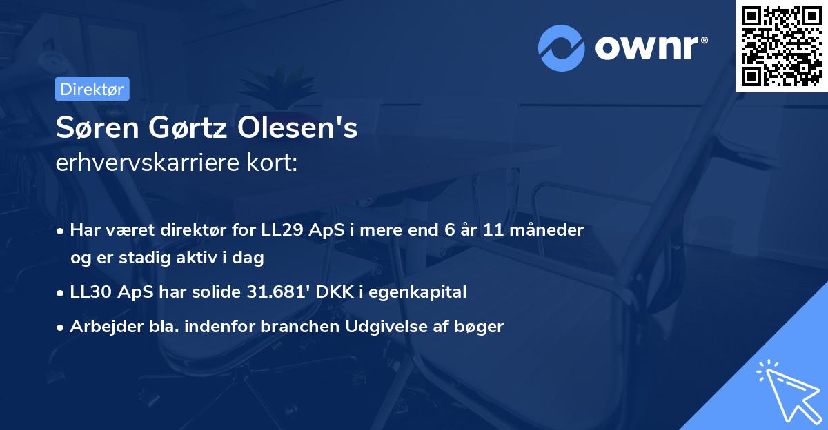 Søren Gørtz Olesen's erhvervskarriere kort