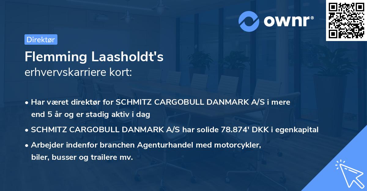 Flemming Laasholdt's erhvervskarriere kort