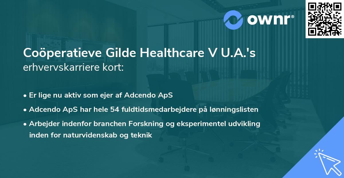 Coöperatieve Gilde Healthcare V U.A.'s erhvervskarriere kort