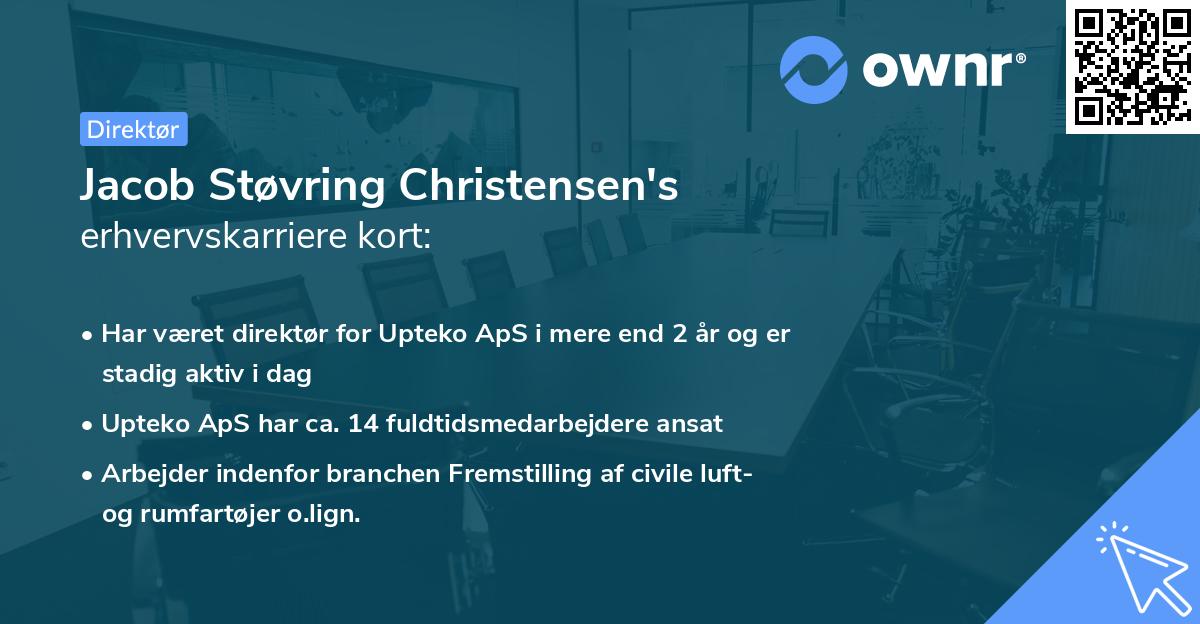 Jacob Støvring Christensen's erhvervskarriere kort