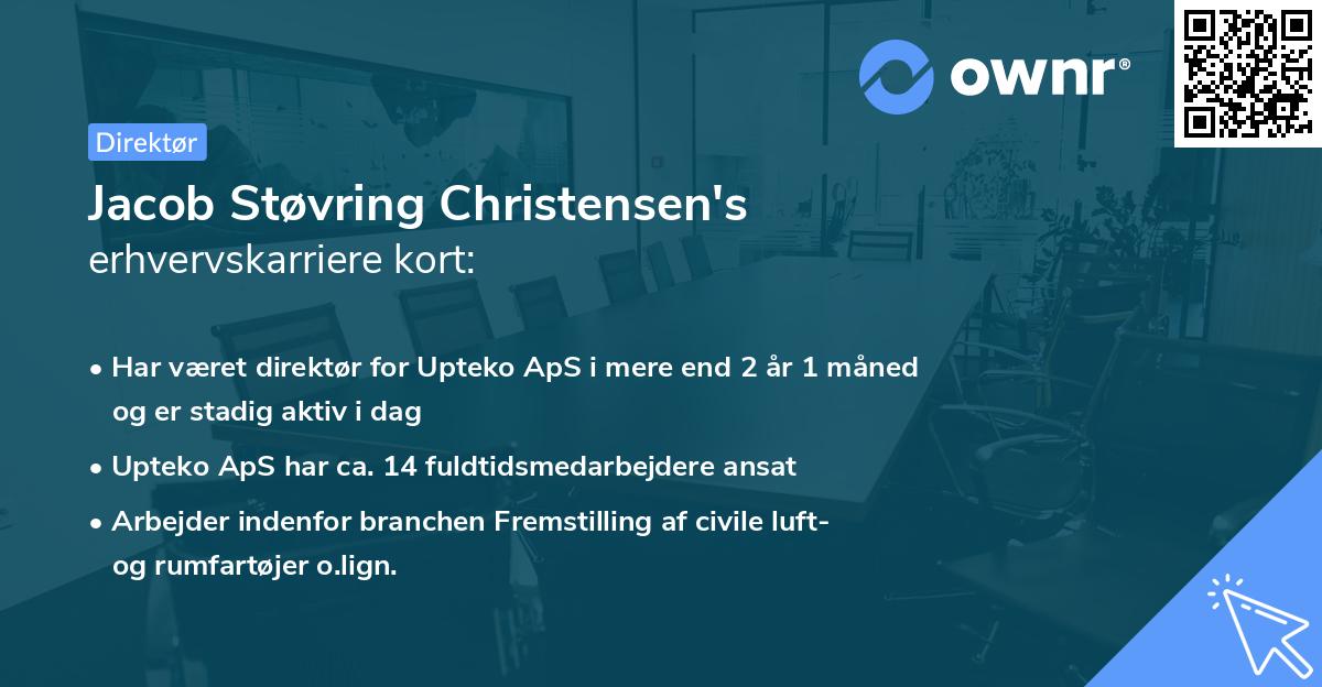 Jacob Støvring Christensen's erhvervskarriere kort