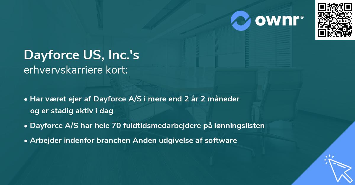 Dayforce US, Inc.'s erhvervskarriere kort