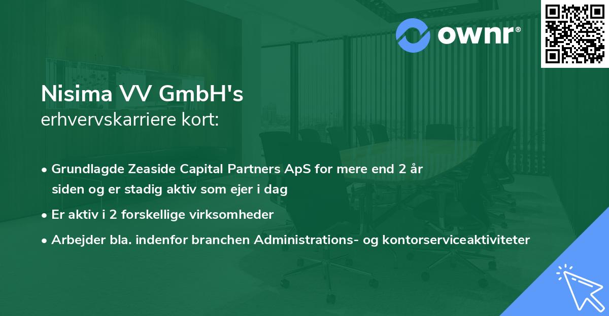 Nisima VV GmbH's erhvervskarriere kort