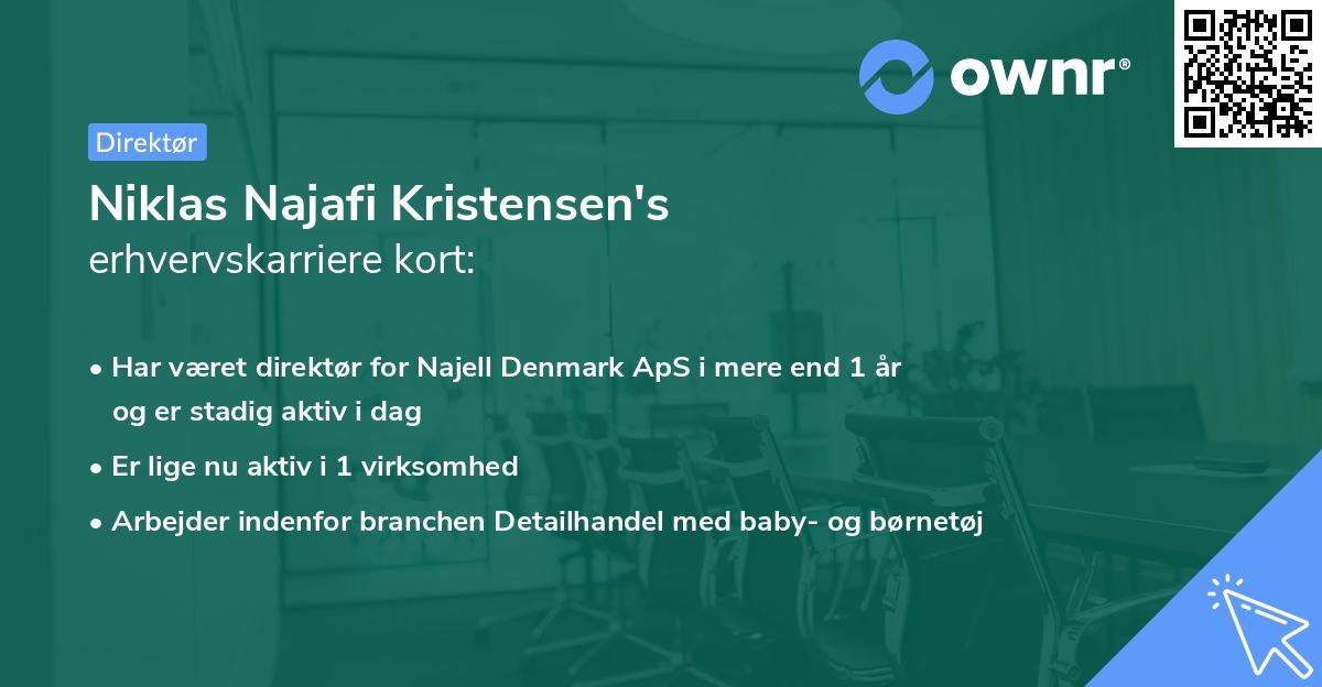 Niklas Najafi Kristensen's erhvervskarriere kort