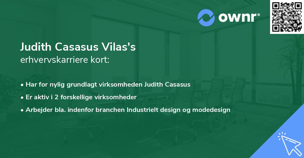 Judith Casasus Vilas's erhvervskarriere kort