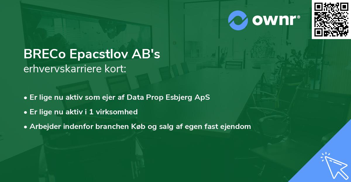 BRECo Epacstlov AB's erhvervskarriere kort