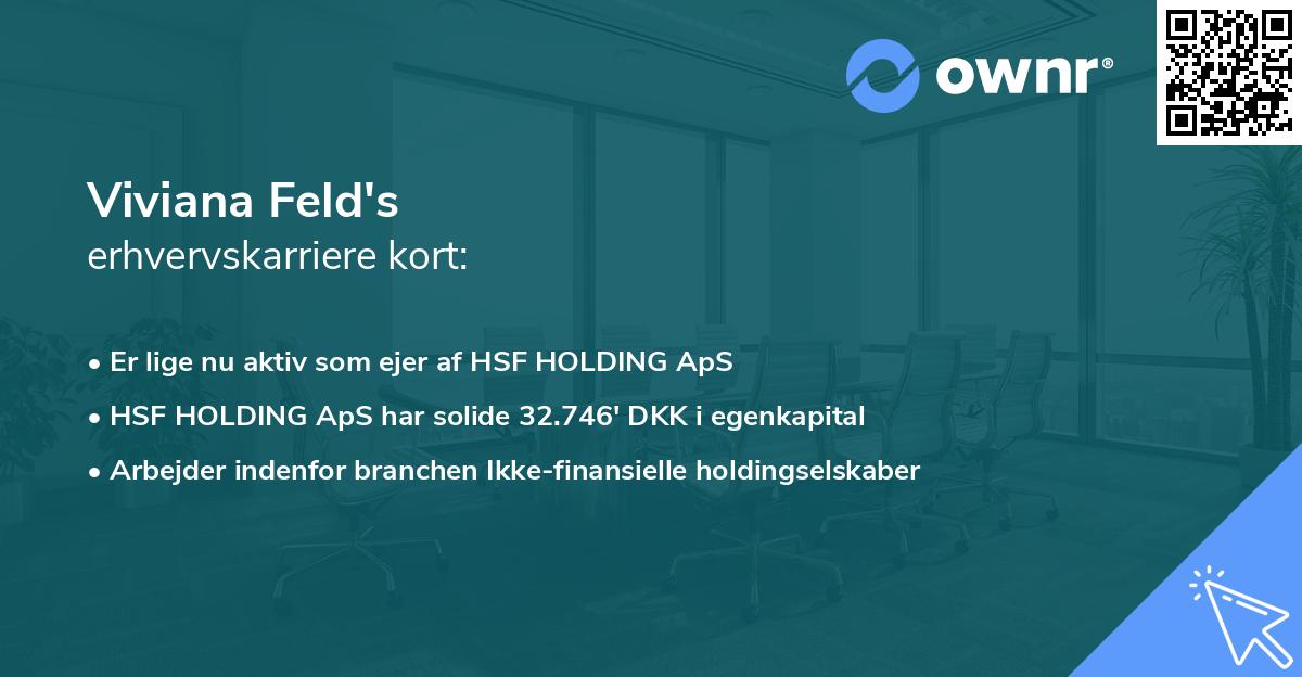 Viviana Feld's erhvervskarriere kort