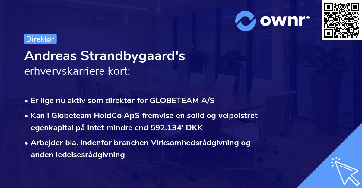 Andreas Strandbygaard's erhvervskarriere kort