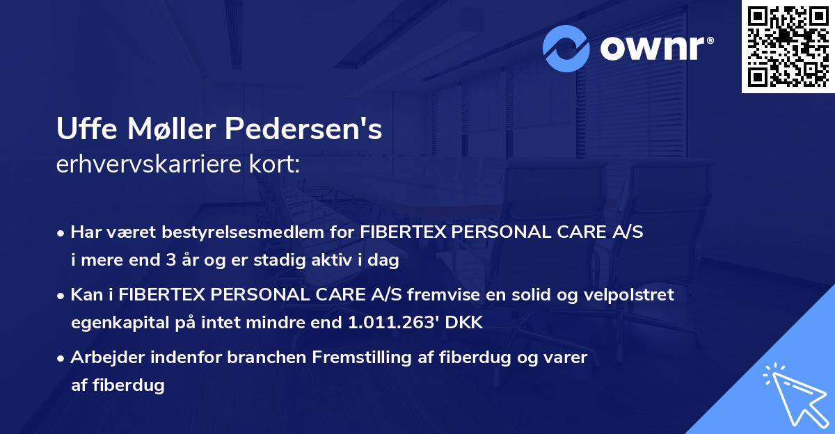 Uffe Møller Pedersen's erhvervskarriere kort