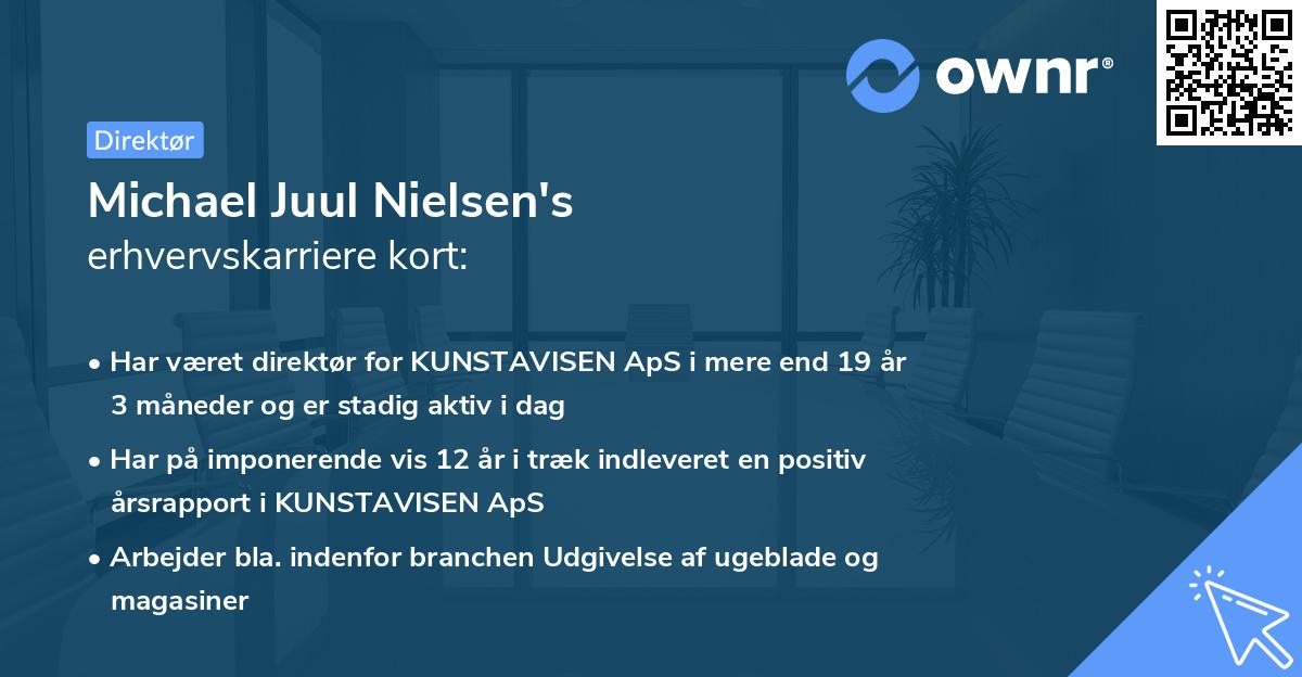 Michael Juul Nielsen's erhvervskarriere kort