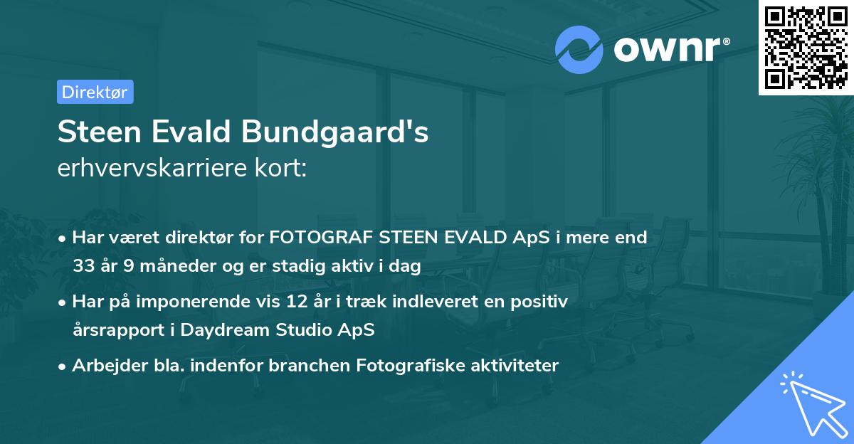 Steen Evald Bundgaard's erhvervskarriere kort