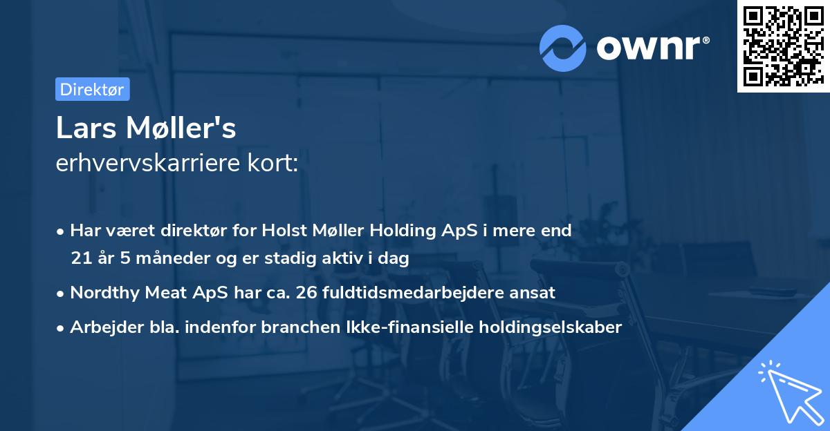 Lars Møller's erhvervskarriere kort
