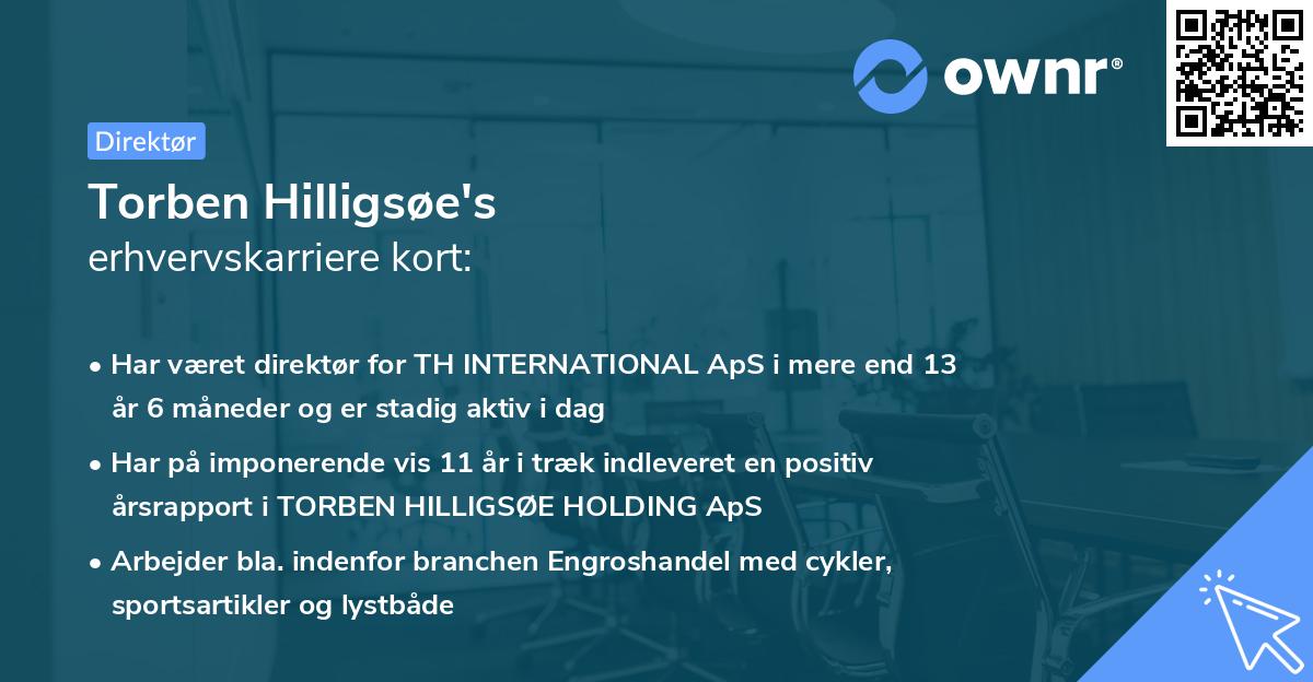Torben Hilligsøe's erhvervskarriere kort
