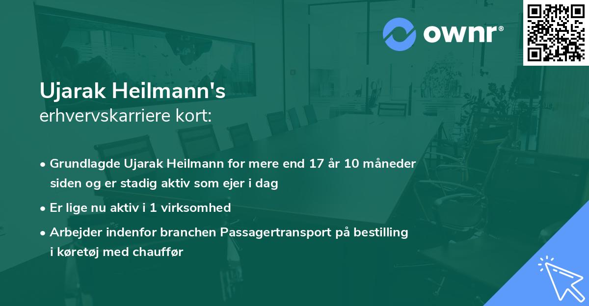 Ujarak Heilmann's erhvervskarriere kort