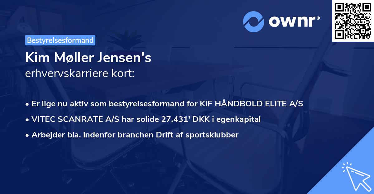 Kim Møller Jensen's erhvervskarriere kort