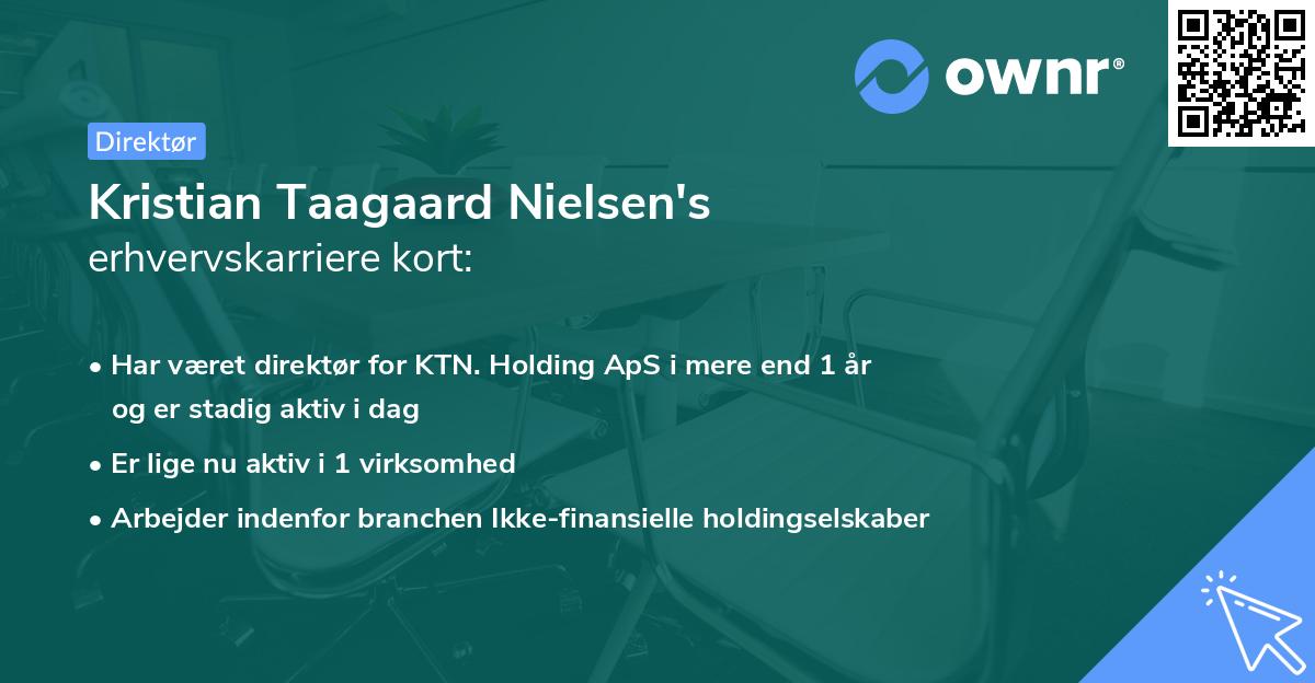 Kristian Taagaard Nielsen's erhvervskarriere kort