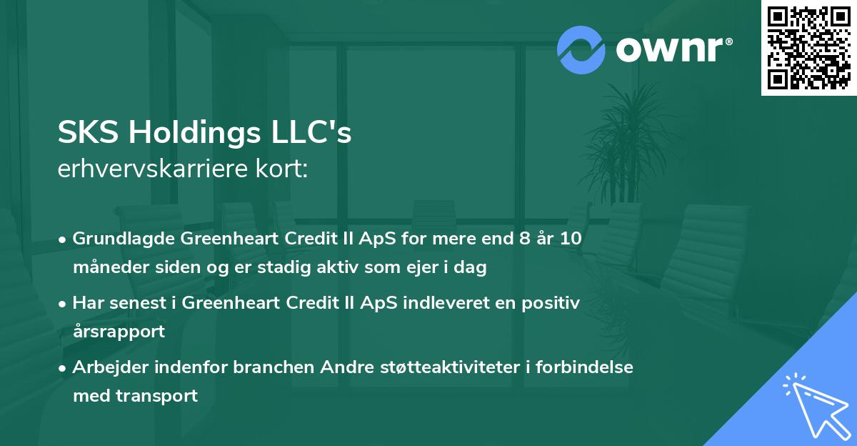 SKS Holdings LLC's erhvervskarriere kort