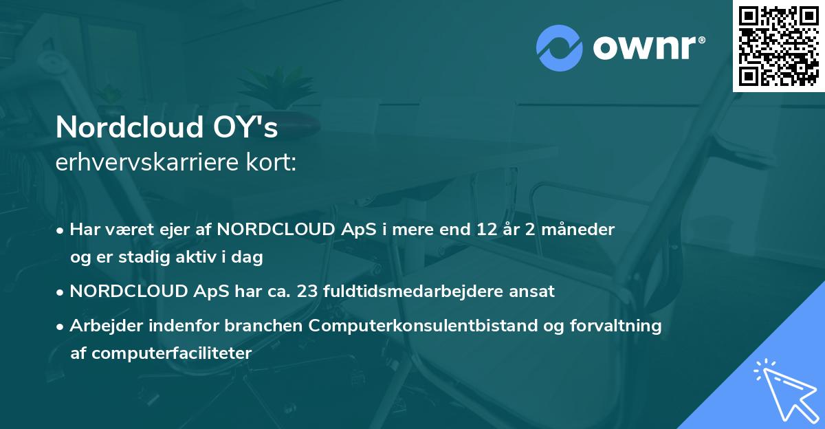 Nordcloud OY's erhvervskarriere kort