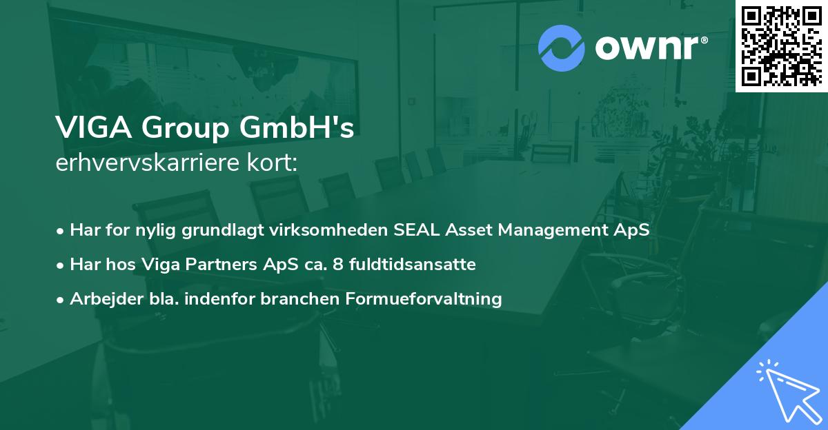 VIGA Group GmbH's erhvervskarriere kort