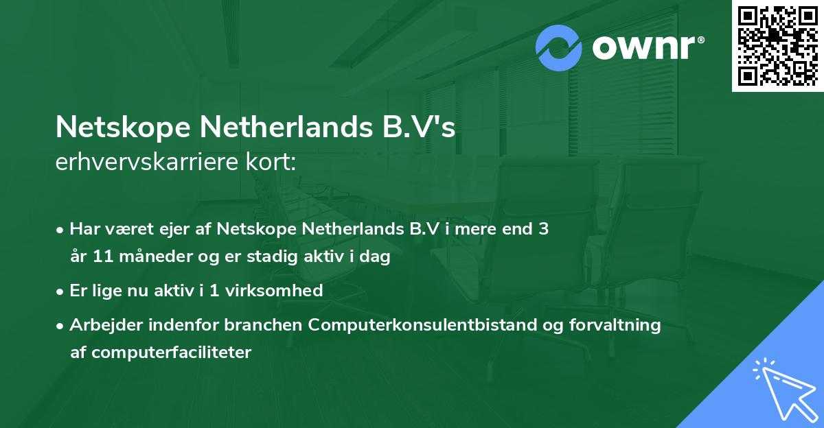 Netskope Netherlands B.V's erhvervskarriere kort