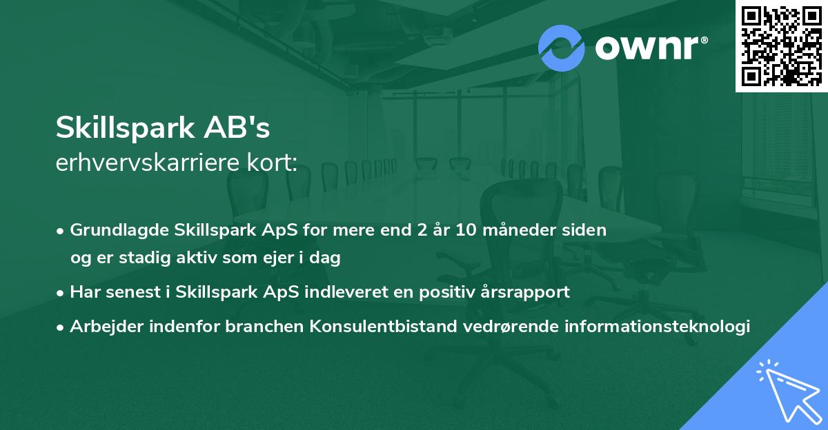 Skillspark AB's erhvervskarriere kort