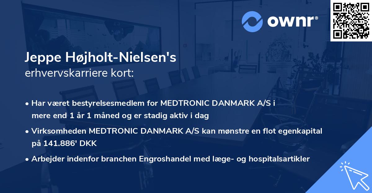 Jeppe Højholt-Nielsen's erhvervskarriere kort
