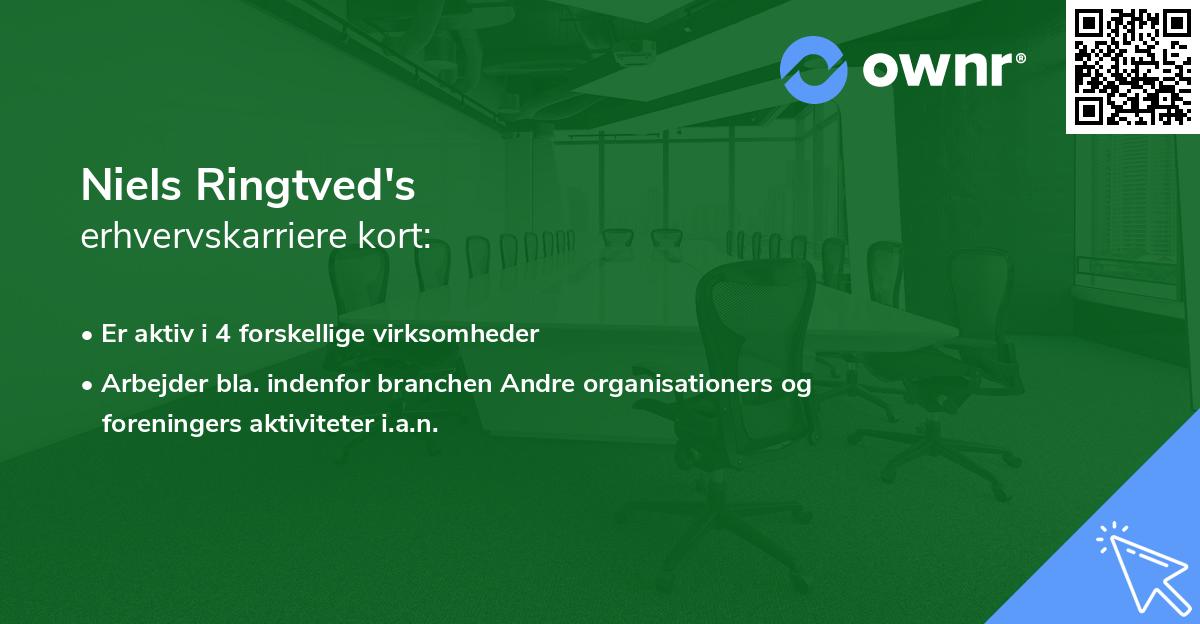 Niels Ringtved's erhvervskarriere kort