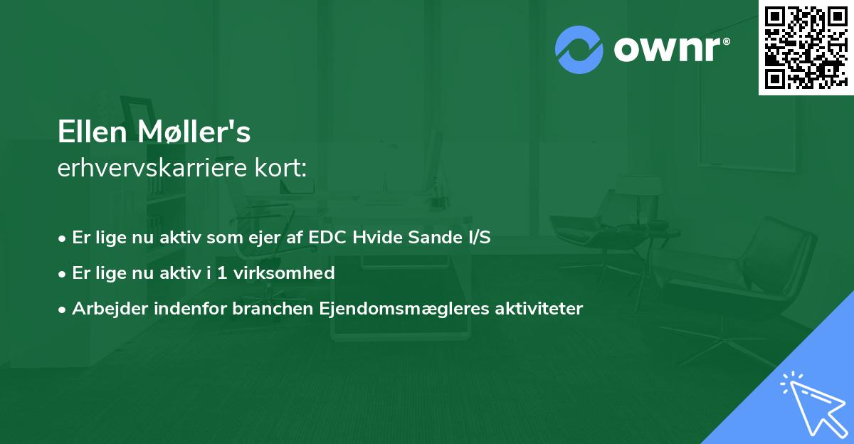Ellen Møller's erhvervskarriere kort