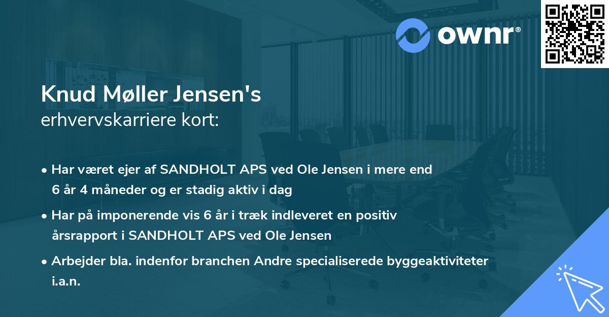 Knud Møller Jensen's erhvervskarriere kort