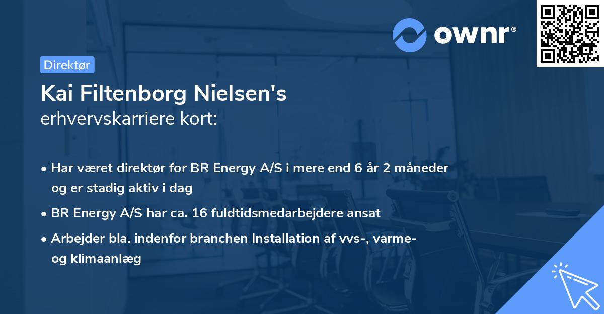 Kai Filtenborg Nielsen's erhvervskarriere kort
