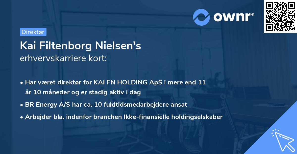 Kai Filtenborg Nielsen's erhvervskarriere kort