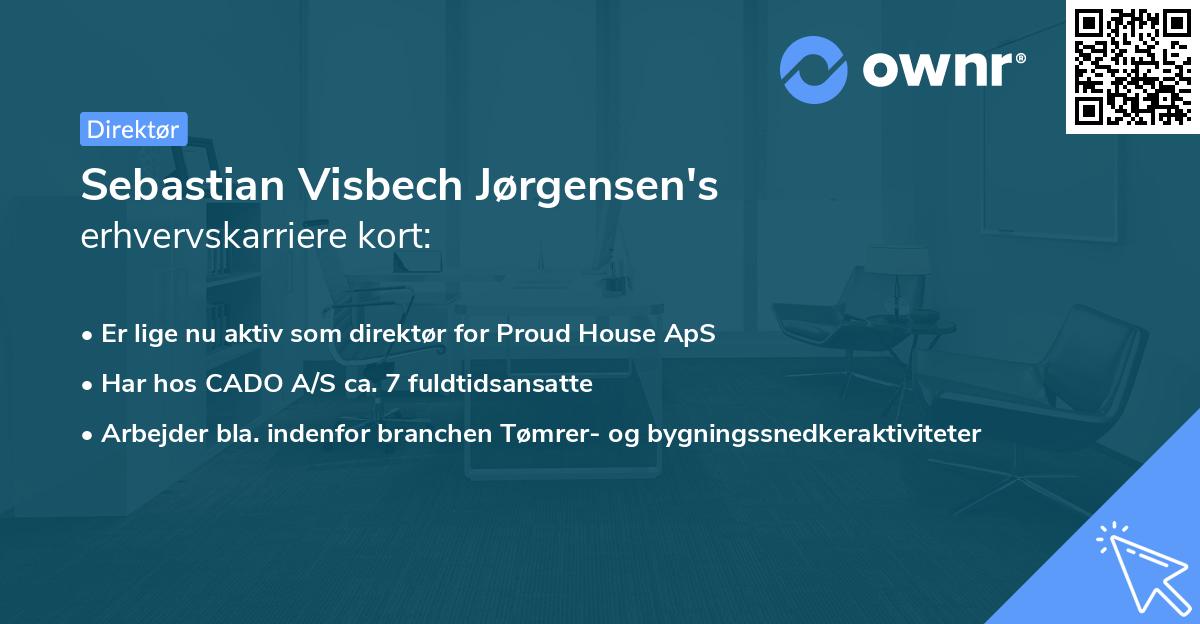 Sebastian Visbech Jørgensen's erhvervskarriere kort