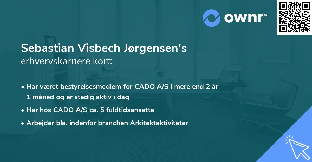 Sebastian Visbech Jørgensen's erhvervskarriere kort