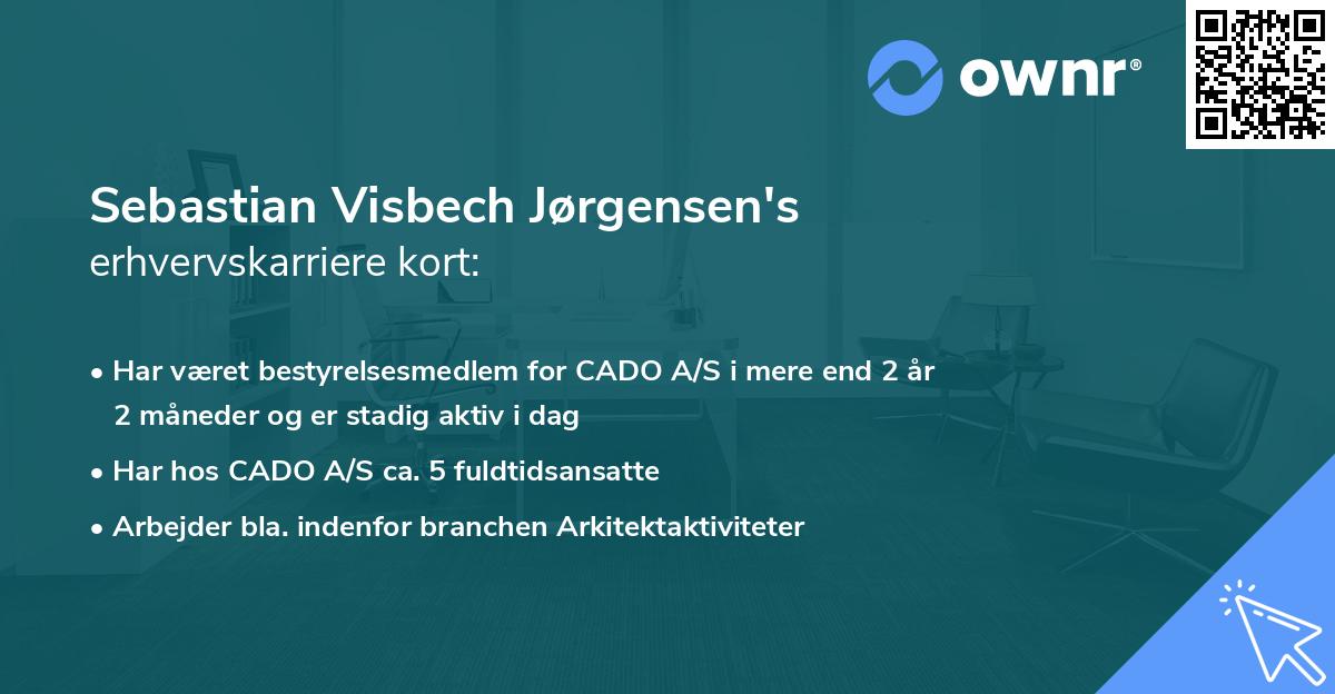 Sebastian Visbech Jørgensen's erhvervskarriere kort