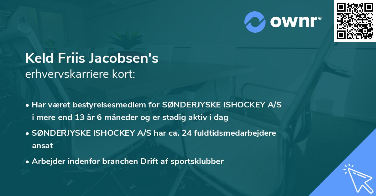 Keld Friis Jacobsen's erhvervskarriere kort