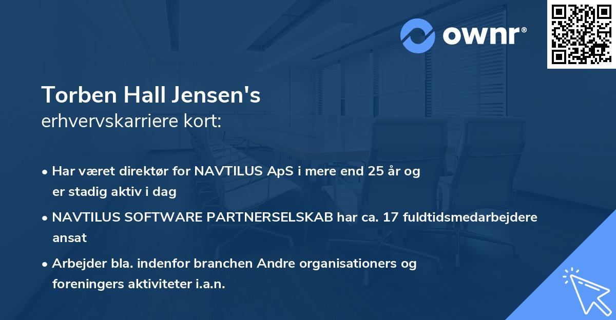 Torben Hall Jensen's erhvervskarriere kort