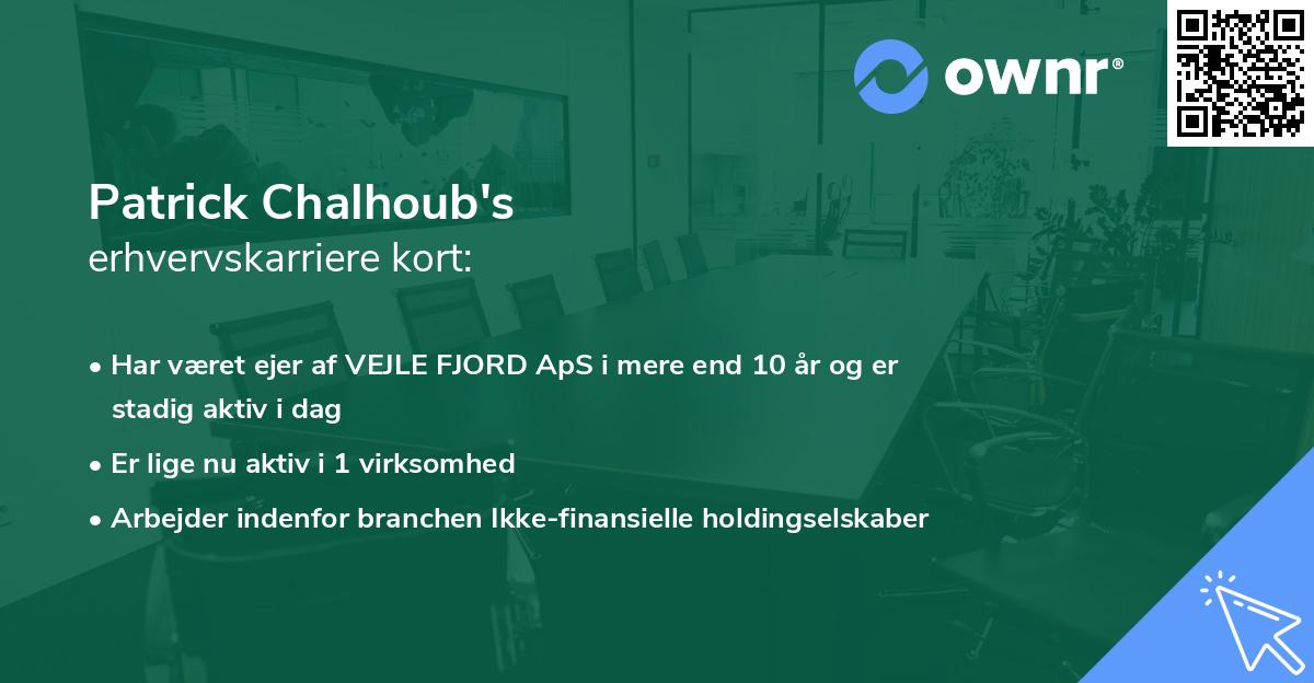 Patrick Chalhoub's erhvervskarriere kort