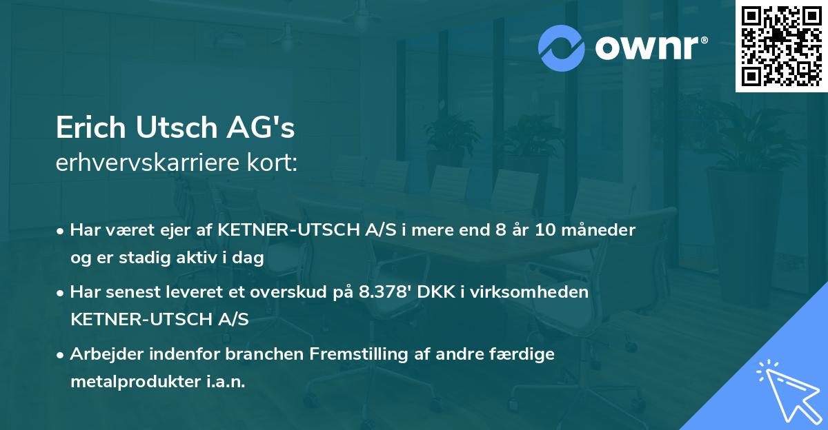 Erich Utsch AG's erhvervskarriere kort