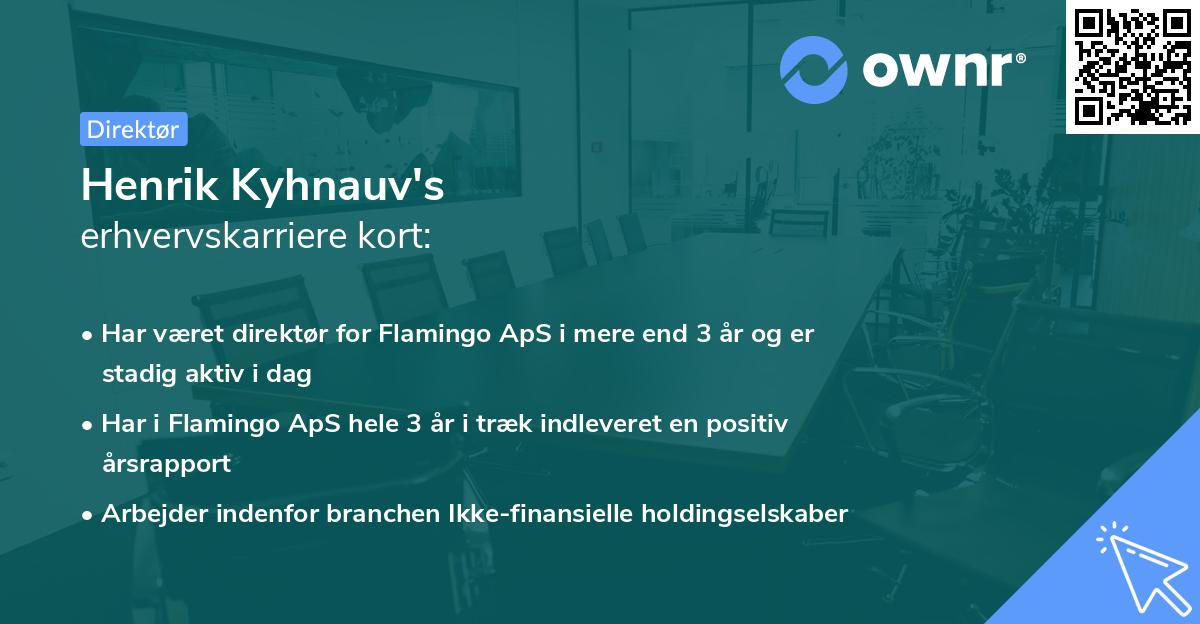 Henrik Kyhnauv's erhvervskarriere kort