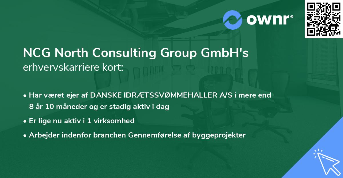 NCG North Consulting Group GmbH's erhvervskarriere kort