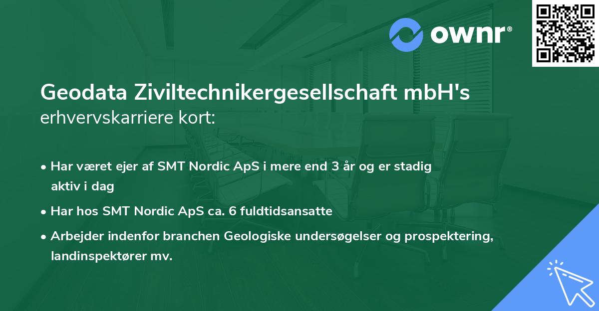 Geodata Ziviltechnikergesellschaft mbH's erhvervskarriere kort