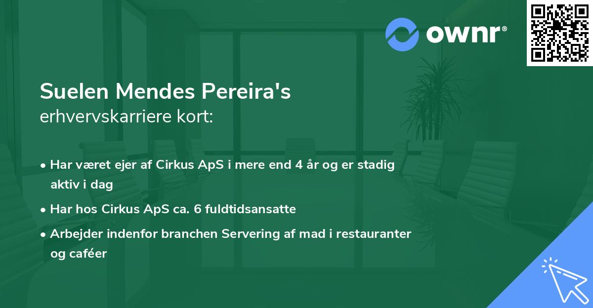 Suelen Mendes Pereira's erhvervskarriere kort