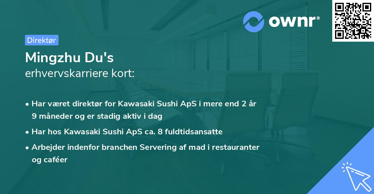 Mingzhu Du's erhvervskarriere kort