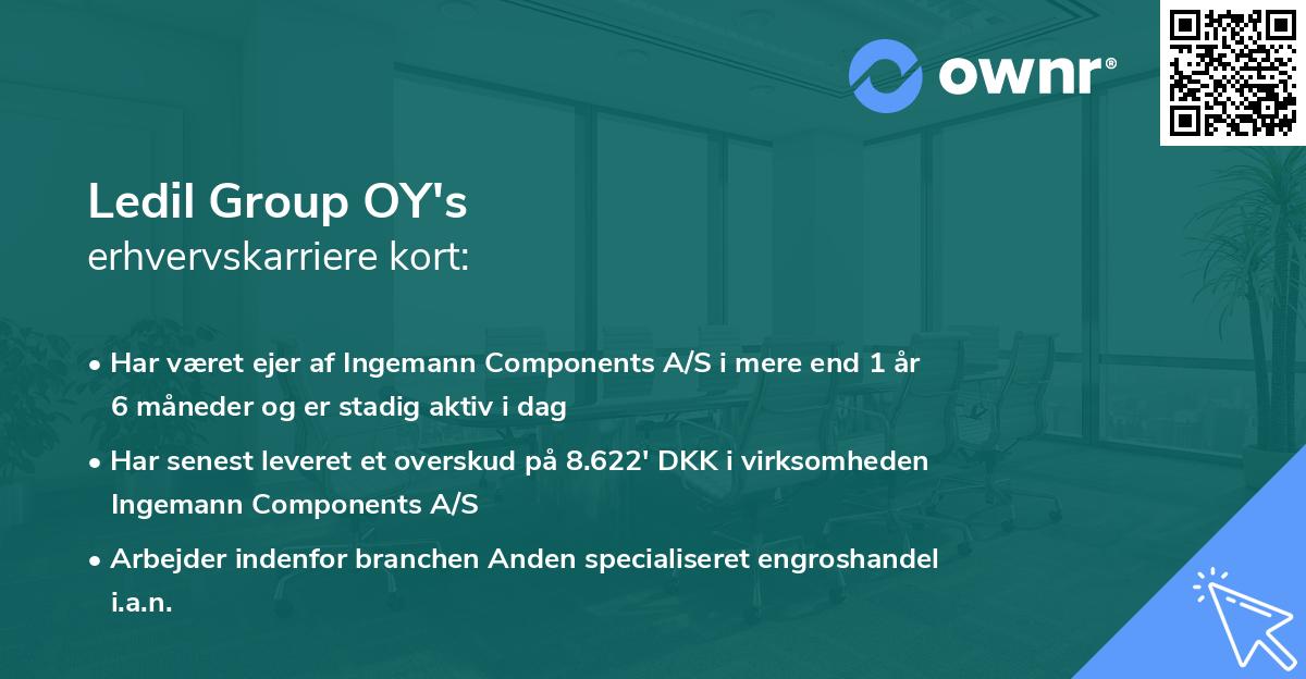 Ledil Group OY's erhvervskarriere kort