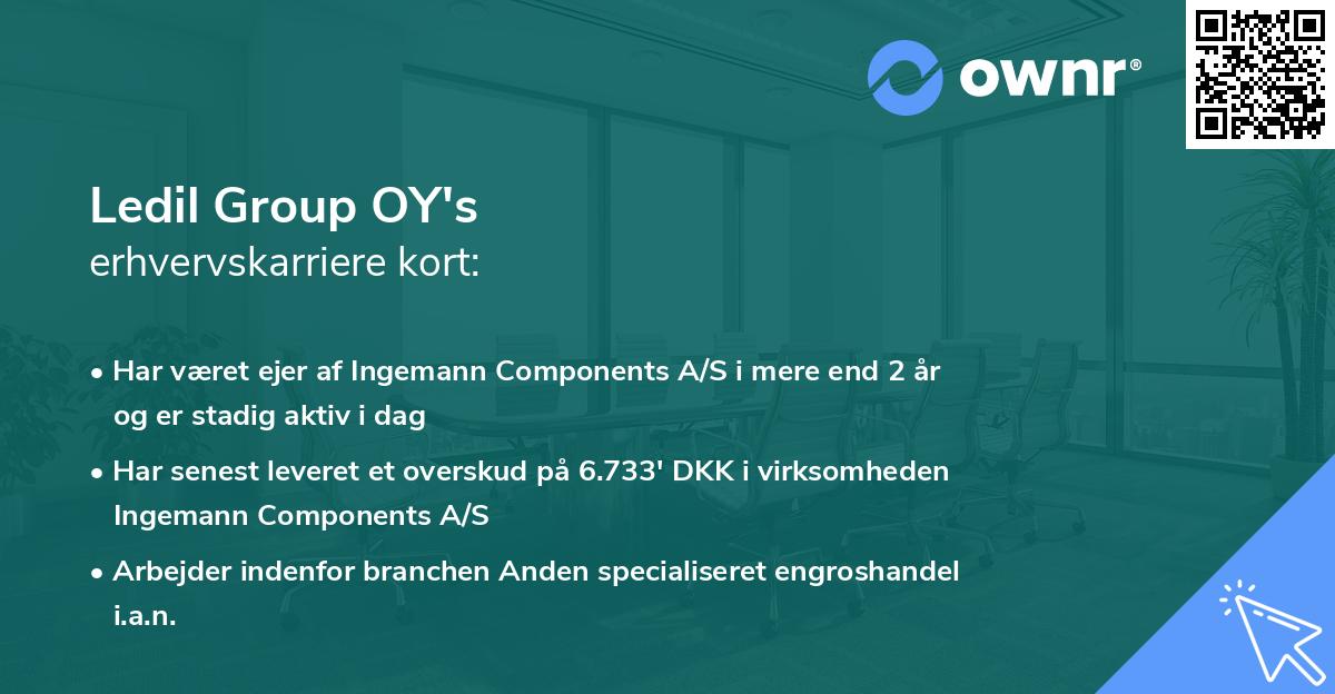 Ledil Group OY's erhvervskarriere kort